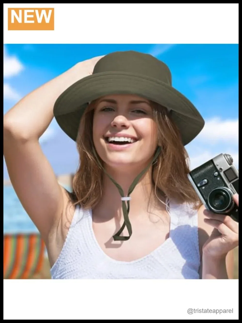 Foldable Wide Brim Sun Hat UPF 50+ UV Protection for Women